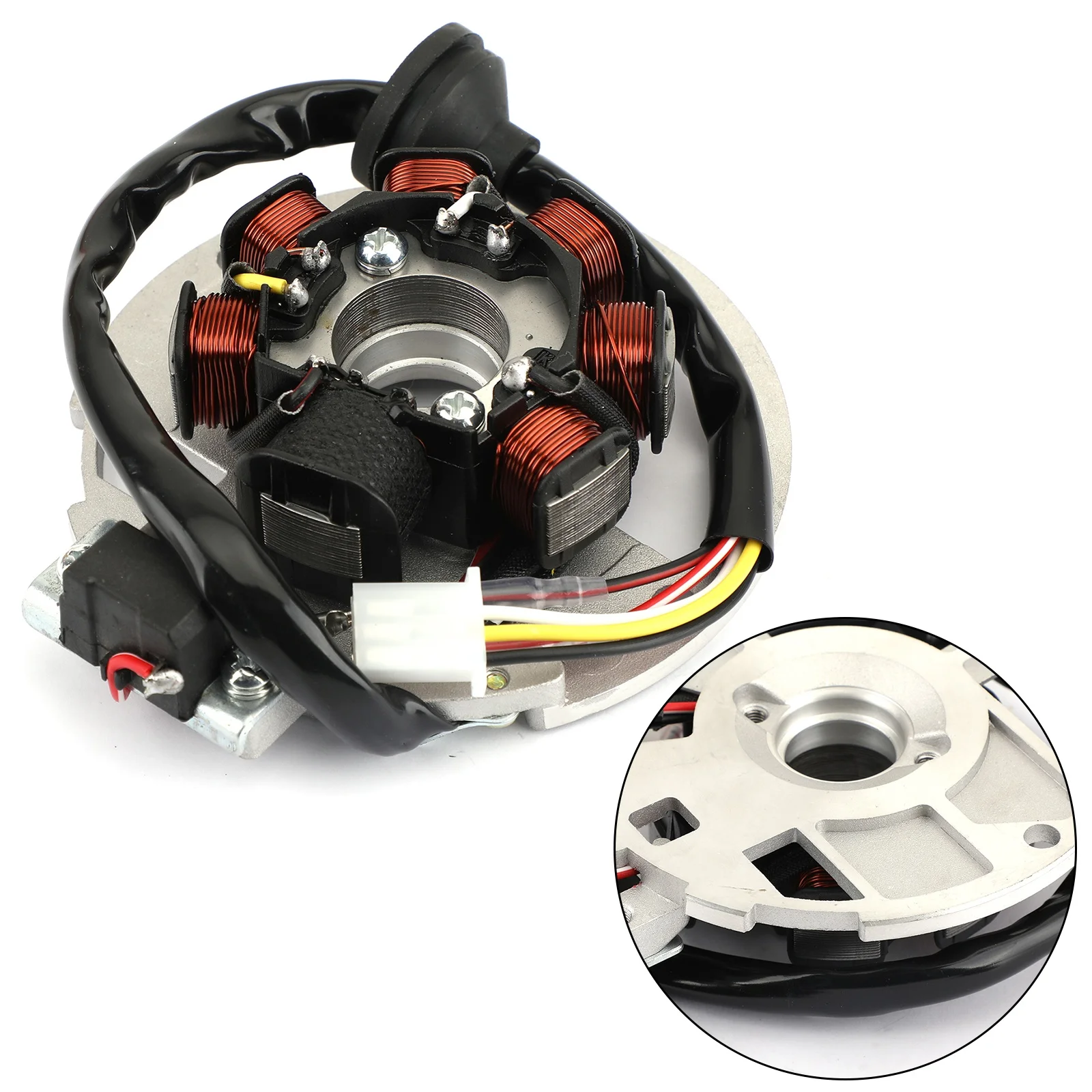 Areyourshop for Polaris Predator Scrambler Sportsman 50 90 01-06 0450998 Magneto Generator Engine Stator Coil for Yamaha CY50R