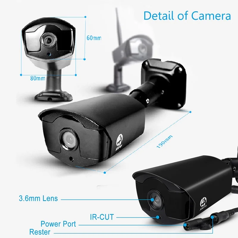 NVR комплект H.265 4CH 1080P беспроводная Wifi домашняя камера безопасности комплект системы 2MP уличная CCTV ip-камера P2P видеонаблюдение камера