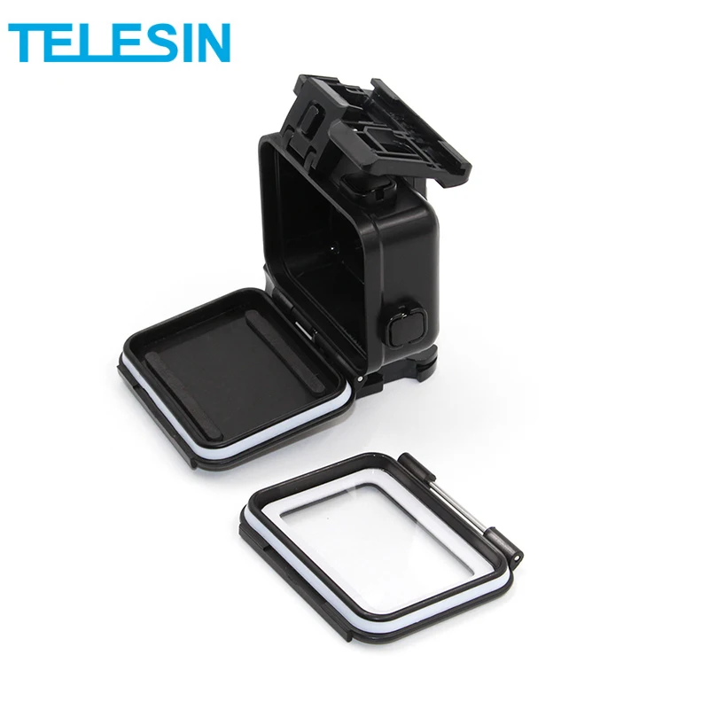 TELESIN Black 45M Diving waterproof housing case with touchable LCD screen cover for Gopro hero 7/6/5 go pro hero7 | Электроника