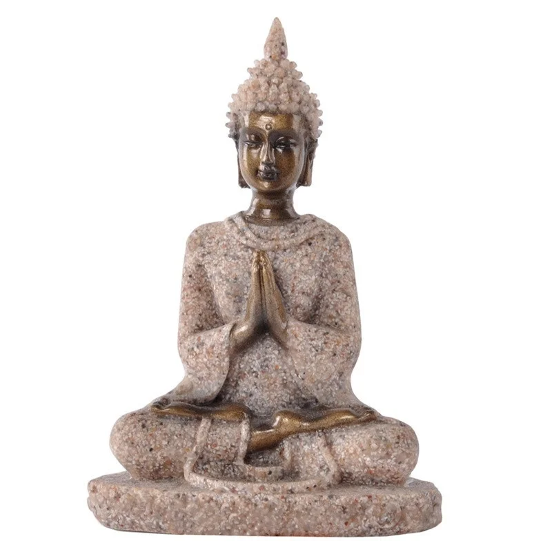 

Thailand Buddha Statue Home Office Decoration Resin Sandstone Crafts