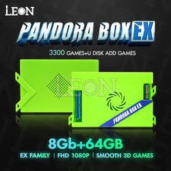 2021 Arcade Pandora Box Ex DDR4 Latest Box 3300 In 1 Arcade Games Emulator Pandora Box FHD 1080p Pandora Box Arcade Multi Player