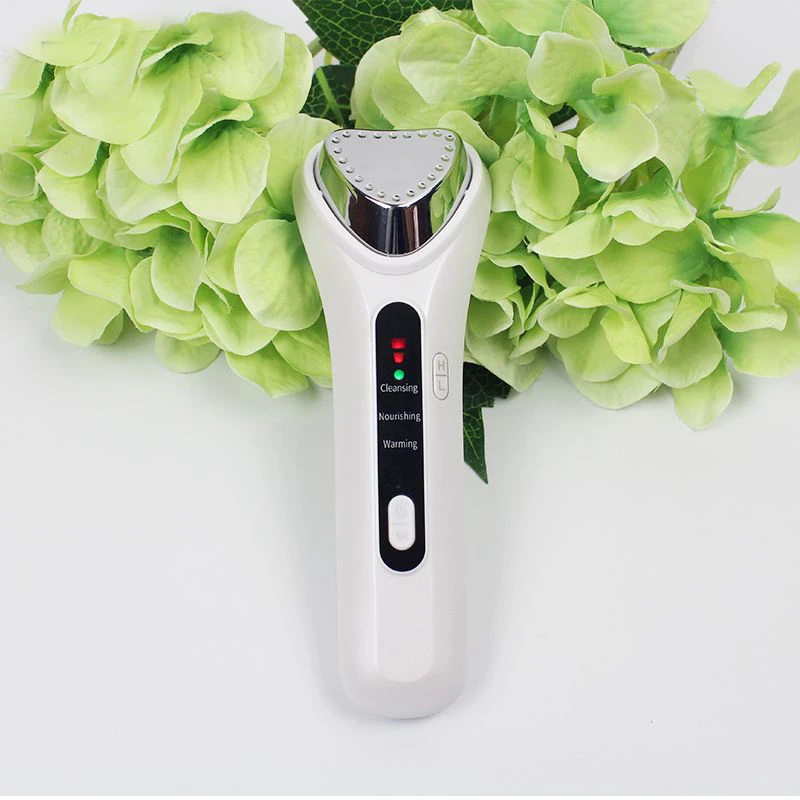 Hot Compressive Sonic Cleaner Facial Cleansing Skin Tightening Import Export Instrument Warm Rejuve