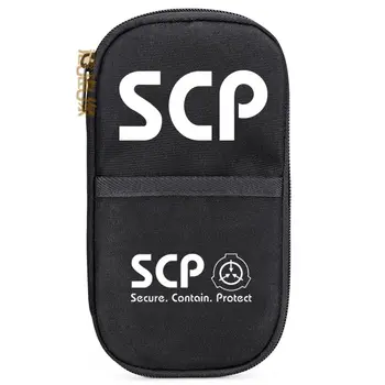 

SCP Cosplay Pen Pencil Case School Office Stationery Bag Canvas Cosmetic Makeup Bag Gift