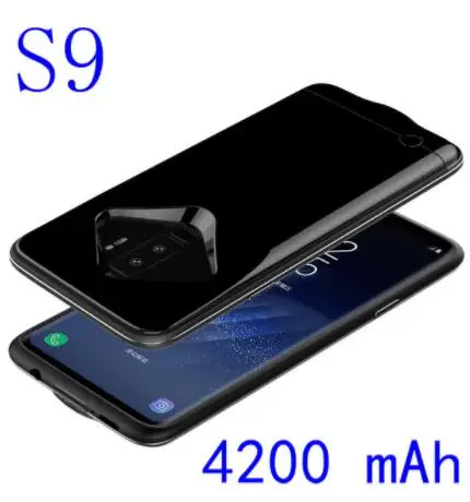 JKING S9 чехол для батареи для samsung Galaxy S9 Plus, чехол для зарядного устройства, тонкая алюминиевая рамка, зарядное устройство, чехол для зарядки 5200 4200 мАч - Цвет: S9-2 4200mAh
