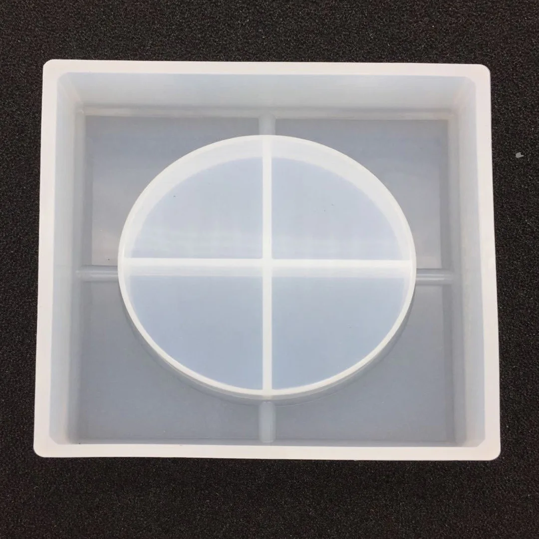 

DIY Crystal Epoxy Ash Tray Mould New Style Square Ash Tray Mould High Mirror Ash Tray Hand-made