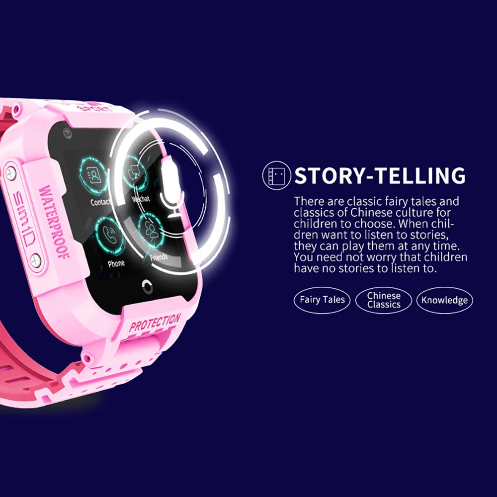Upgrade Kids Smart Watch 4G Wifi GPS Tracker Smartwatch Kids 4G Phone Watch Waterproof Video Call Smart Watch For Child Watch