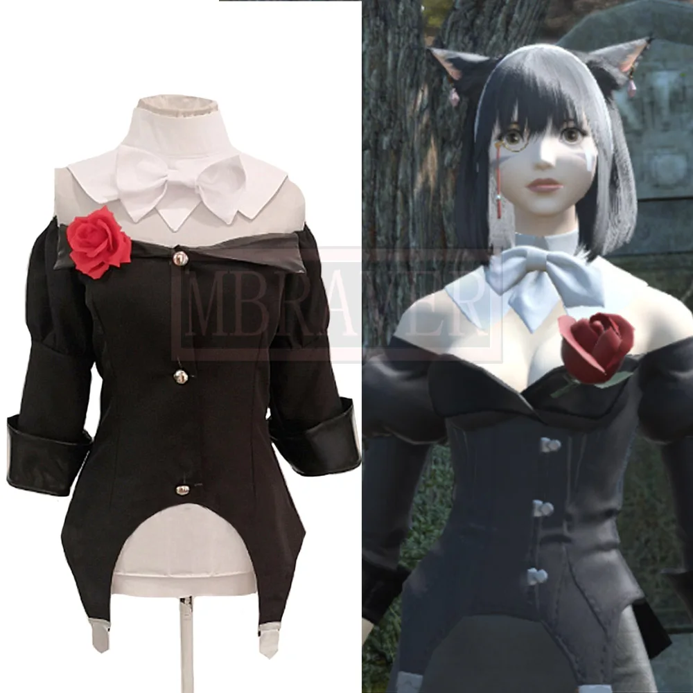 

Final Fantasy XIV FF14 Cosplay Nashu Mhakaracca Cosplay Costume Party Christmas Halloween Custom Made Any Size