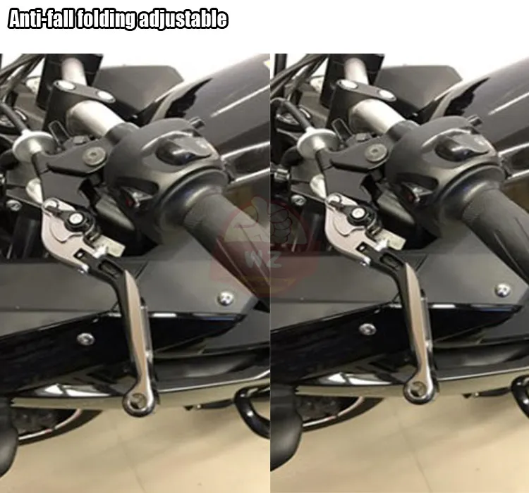 Для KAWASAKI Z750 Z 750 2007-2012 аксессуары для мотоциклов выдвижные складные тормозные рычаги сцепления логотип Z750