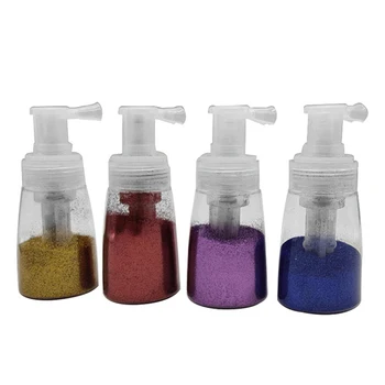 

180ml Powder Spray Bottle Portable Bottle Talcum Powder Bottle Hairdressing Tool Spray Bottle Pot Cream Box Makeup