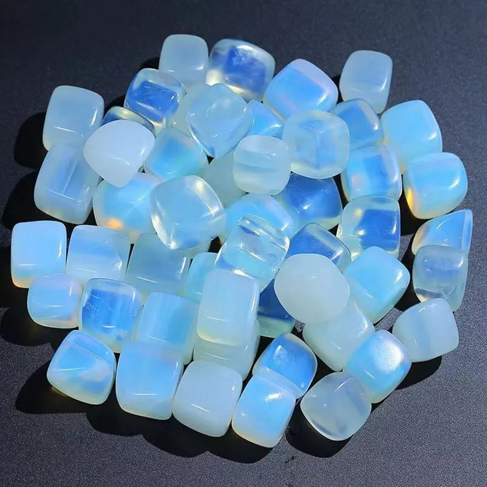 Opal tumbled cube stones (2)