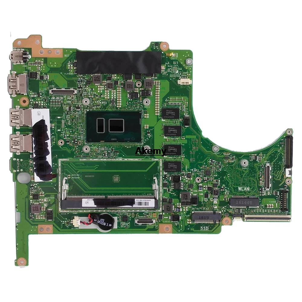 Q504UAK материнская плата для ноутбука ASUS Q504UAK Q504UA Q504U UX560UA UX560UAK материнская плата с i5-7200U 8 Гб оперативной памяти