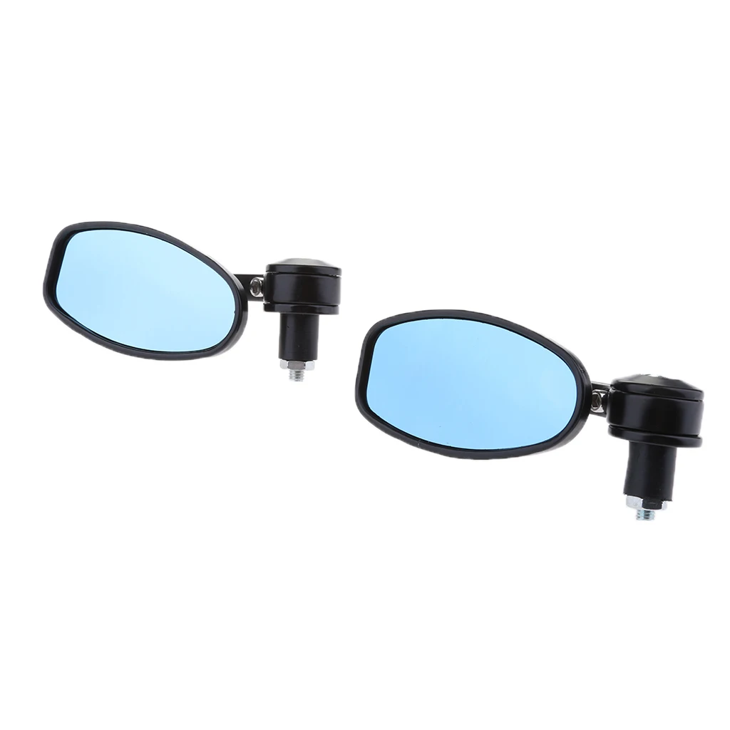 Универсальный черный мотоцикл 7/" Ручка Бар торцевые боковые зеркала для круизер спортивные велосипеды