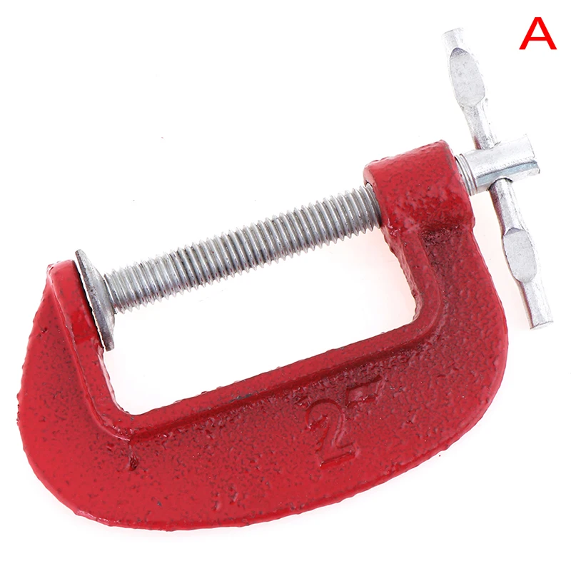 1 шт Высокое качество Регулировка Heavy Duty G зажим 2/3 дюймов C/W мягкие челюсти колодки G зажим Утюг для работы с деревом