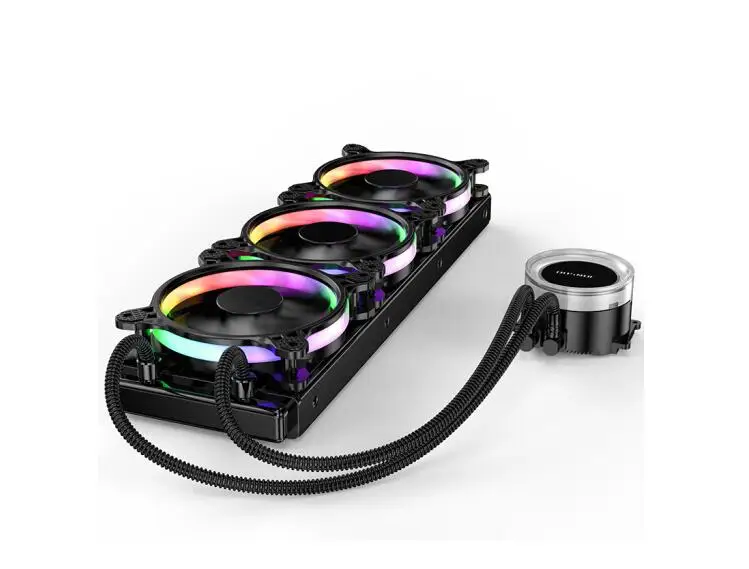 Jonsbo TW2-360 кулер для воды cpu(Алмазная форма резки/цветной стример холодной головки/PWM контроль температуры/мульти-платформа