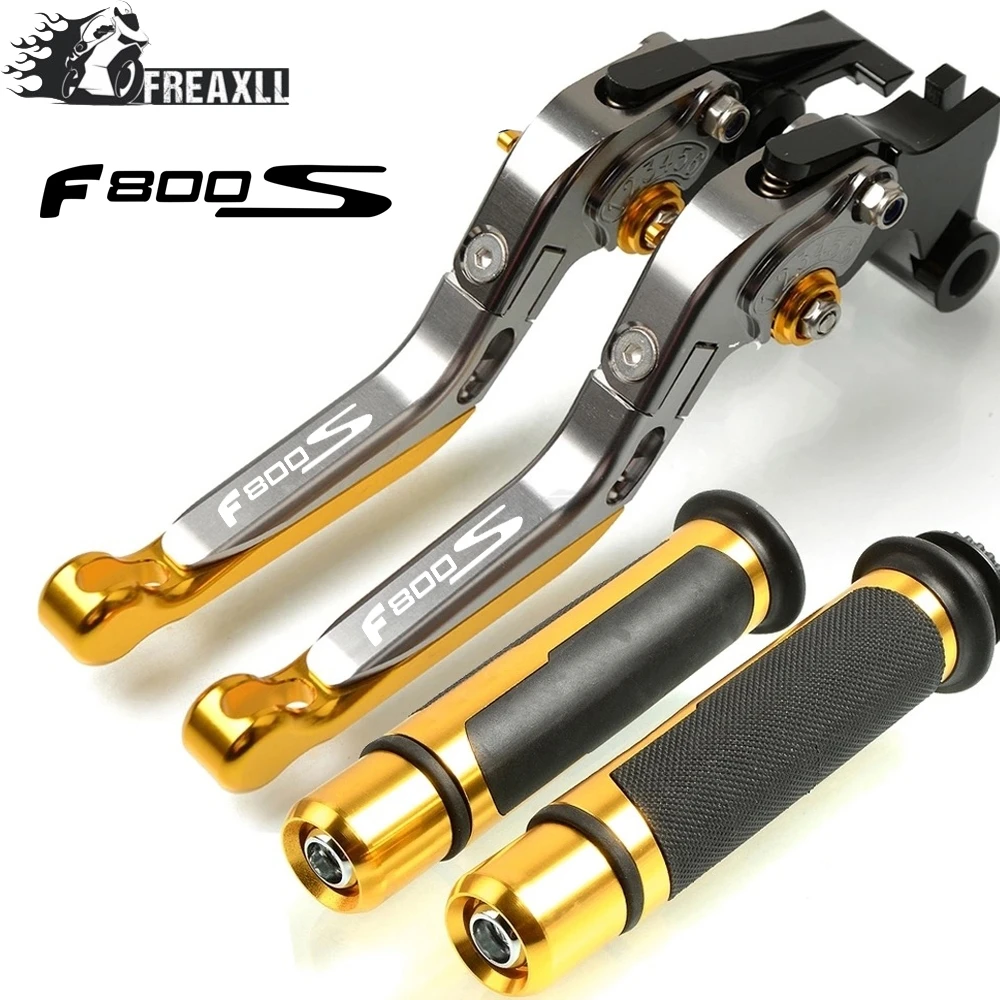 

For BMW F800S F 800 S 2006-2014 2011 2012 2013 Motorcycle Adjustable Folding Brake Clutch Levers Handlebar Hand Grips Set