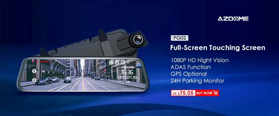 AZDOME WiFi Автомобильный видеорегистратор M06 4 K/2880*2160 P видеорегистратор Двойной объектив задняя камера для автомобиля Встроенный gps WDR видеорегистратор ночного видения