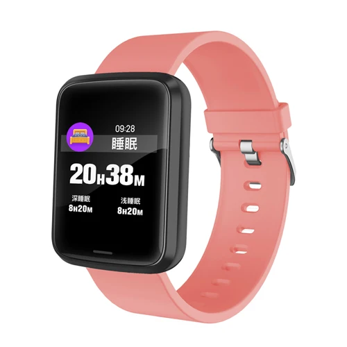 ONEMIX, новые Смарт-часы, модный смарт-браслет, браслет с монитором сердечного ритма, кровяное давление, фитнес-трекер, Bluetooth, браслет - Цвет: Silica Gel-Pink