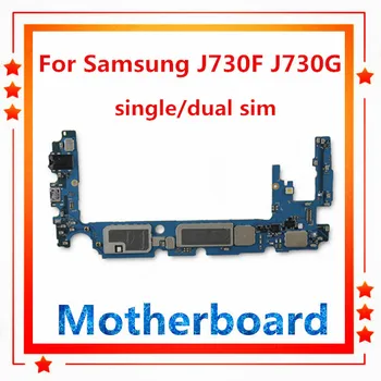 

for Samsung Galaxy J7 J730G J730F motherboard Original unlocked logic board with full chips single/dual sim mainboard Android OS