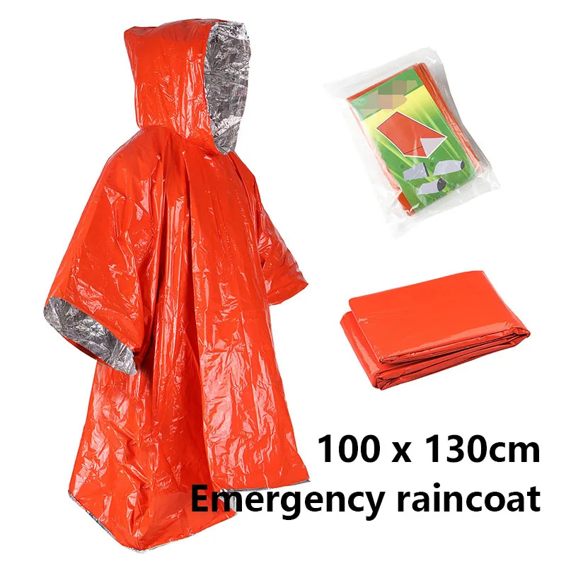 Emergency Blanket Tent 26 Micron PE Aluminized Film for Survival Camping Hiking