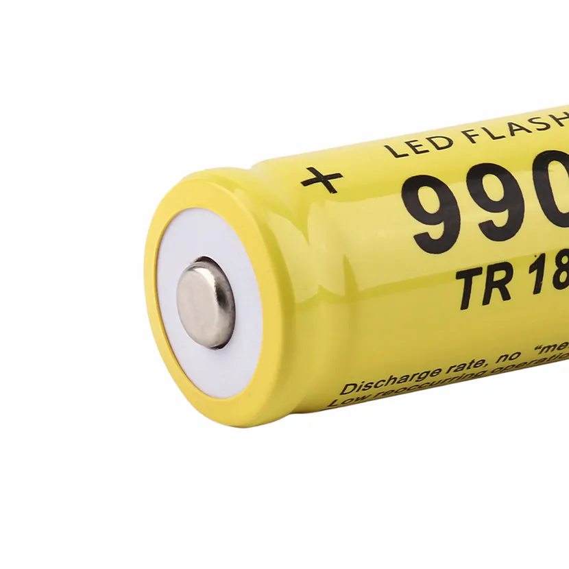 2Pcs/lot 3.7V 18650 Li-ion Rechargeable Battery For LED Flashlight Torchs Electronic Gadgets Li-ion 18650 Rechargeable Batteries