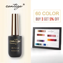Contigo New 60Colors Gel Varnish Hybrid Nail Rubber Base Gel Top Coat UV Gelishpolish a Set of Manicure Lacquer For Nails Desgin Contigo New 60Colors Gel Varnish Hybrid Nail Rubber Base Gel Top Coat UV Gelishpolish a Set of Manicure Lacquer For Nails Desgin
