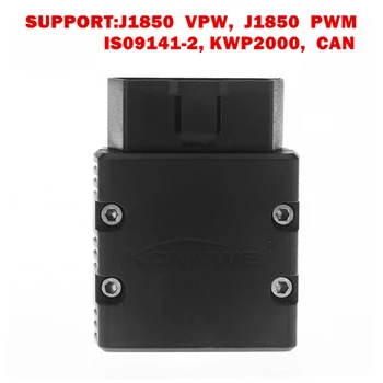 

Car Mini Diagnostic Scan Tools BlueTooth Wireless OBD-II Car Auto Diagnostic Scan Tools KW902 with Android Phones