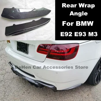 

For BMW 3 series E92 M3/E93 M3 Rear Wrap Angle K Style Back Lip Wrap Angle Real Carbon Fiber Knife Edge Encircling TF