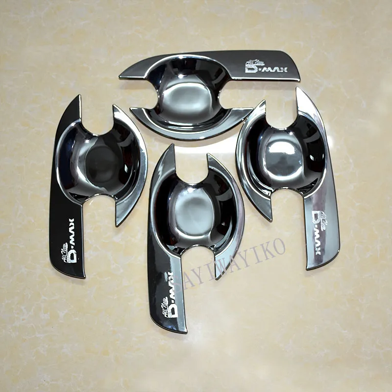 Manija Cromada Para Puerta De Coche, Cubierta De Taza Y Tazón Con Dos
