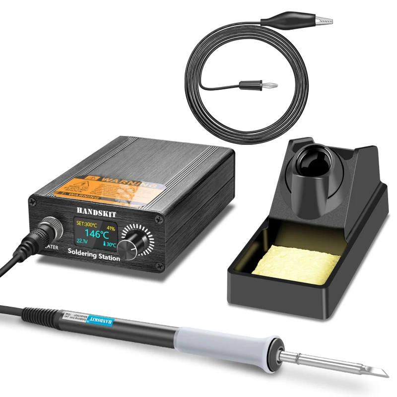 

NEW OLED T12-951 Digital Controller Soldering Station Electronic Solder Iron With P9 Plastic Handle And Iron Tips Without Power