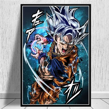 

1 Pieces Canvas Art Anime DBZ GoKu Painting Wall Art Modern Home Decor Modular HD Print Poster Artwork Frame Unique Gift Picture