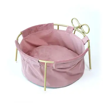 

Cute Pet Hanging Beds Cat Hammock Lounge Beds for Indoor Pet Chihuahua dog Metal Bracket Hanging Beds Soft Sleeping Nest