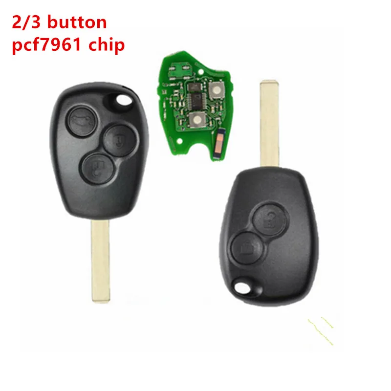 

Replacement Remote Head Key fob 433MHz with PCF7961M HITAG AES Chip for Renault Trafic Vauxhall Vivaro Uncut VA2 Blade
