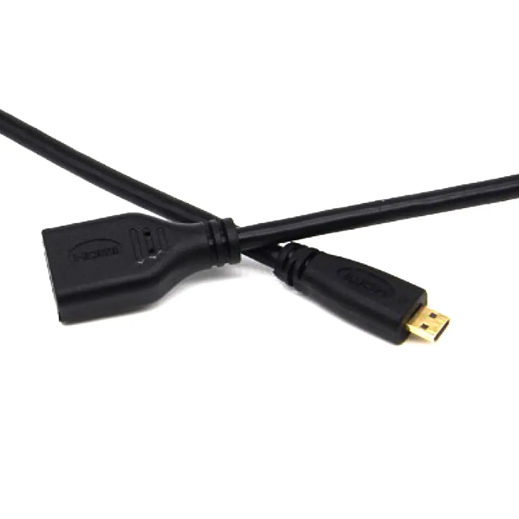Micro HDMI Тип D штекер HDMI тип A женский кабель адаптер конвертер-соединитель для планшетных ПК ТВ мобильного телефона