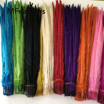 

Free Shipping 100pcs/lot 45-50cm 18-20inches Long Ringneck Pheasant Tails Feather Carnival Feathers Lady amherst pheasant Plumes