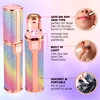 2 IN 1 Rechargeable Electric Eyebrow Trimmer Epilator Female Body Facial Lipstick Shape Hair Removal Mini Painless Razor Shaver ► Photo 2/6