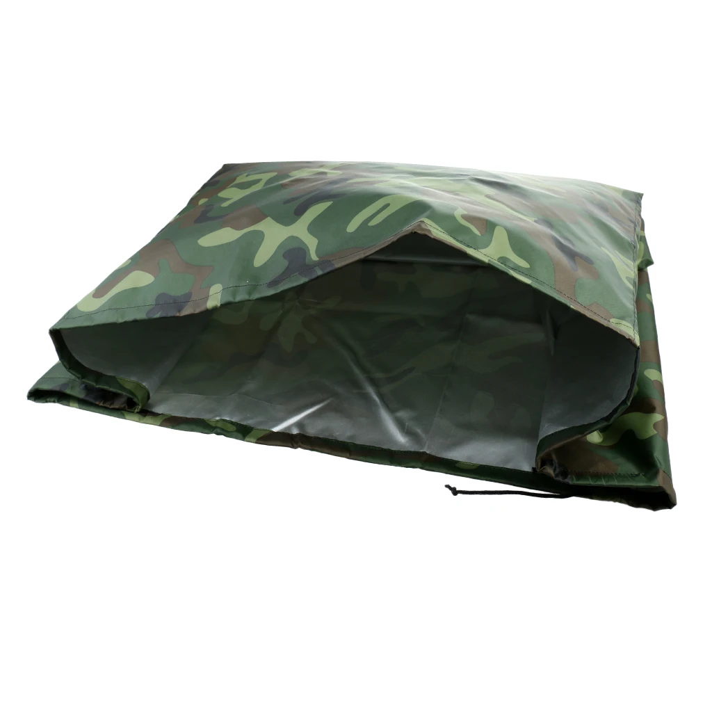 2pc Camouflage Boat Yacht Outboard Motor Protector Cover for 2-15 HP Engines