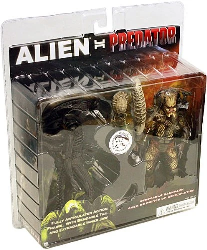 NEW SET OF 2 PACK AVP Alien VS. Predator NECA Exclusive Action