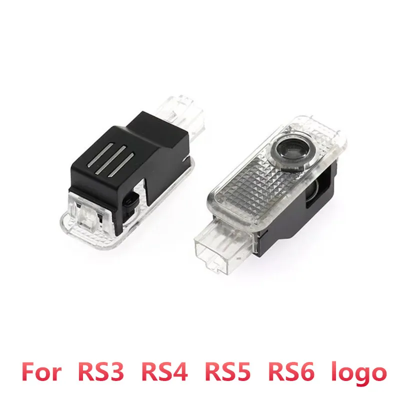 

2pcs Car LED Door Logo Light for Audi A3 A4 B8 B6 A5 B7 A6 C5 C6 Q7 RS3 quattro TT S Line Ghost Shadow Welcome Lamp