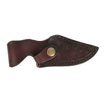 

Tourbon Hunting Knife Blade Sheath Knives Scabbard Cover Width 5.5CM Holder Premium Genuine Leather Camping Tool Knife Pouch