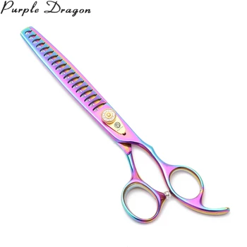 

Professional Thinning Scissors for Dogs 7" Stainless Pet Scissors Cat Grooming Comb Pet Nail Clipper Colorful Dropshipping Z4004