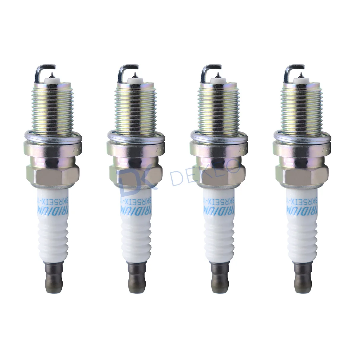 DEKEO иридиевая Свеча зажигания для Mazda Nissan Toyota hyundai Suzuki Kia Isuzu Subaru Volkswagen Chrysler Honda BKR5EIX-11 4 шт - Цвет: 4PCS