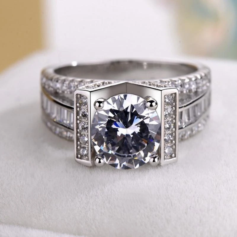 Роскошные геометрические РЕТРО кольца для женщин обручальные Anillos Crystal Bague Femme Anel