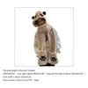 Cute Panda Hat Scarf Gloves 3-piece Set Plush Fluffy Cartoon Hat Women Winter Animal Paws Windproof Hoodie Cap Scarf Mitten 6