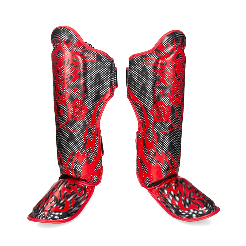 ТКБ тайского бокса хип Санда щитки голени бои shinguards кожа тхэквондо протекторы оборудование для бокса