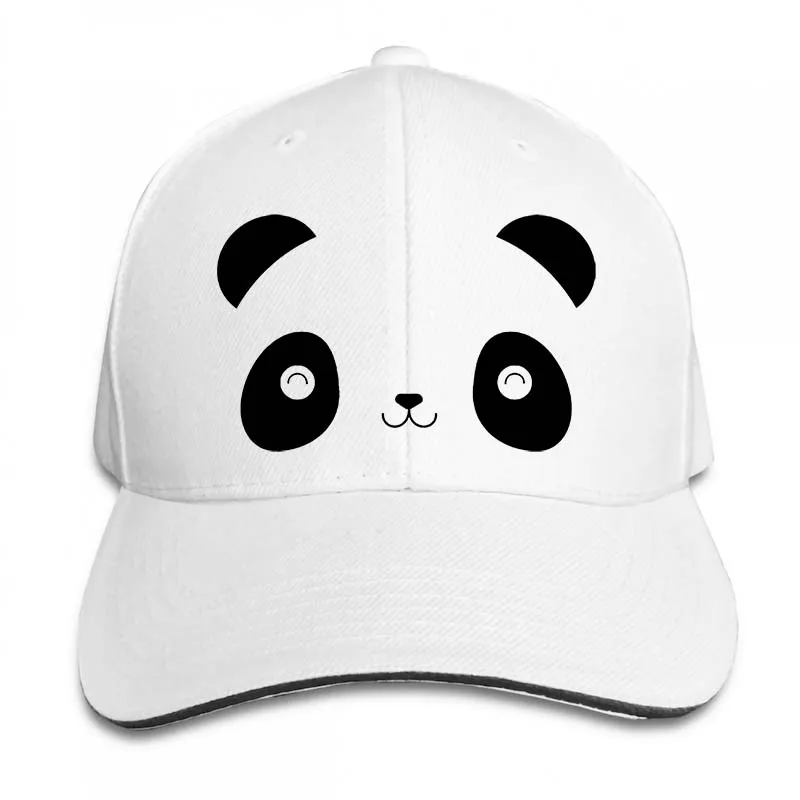 Panda Bear Animal Lover Funny Cute Ts Ladies Birthday Gift Idea Present Bear Toddler Xmas Baseball cap men women Trucker Hats - Цвет: 2-White