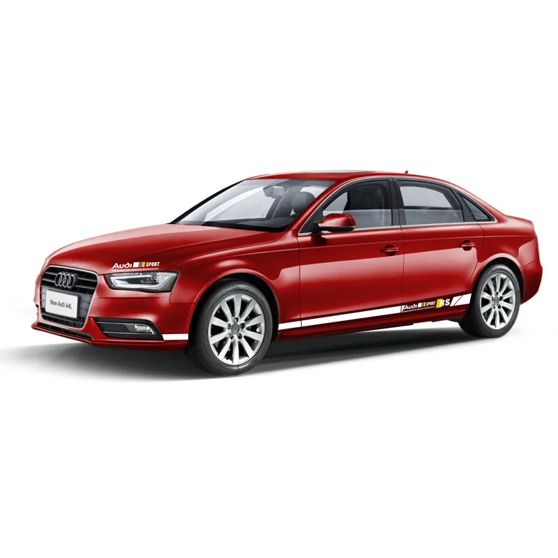 World Datong, автомобильный Стайлинг, Спортивная Автомобильная наклейка для Audi A1 A3 A4L A6L, автомобильные спортивные наклейки для всего тела