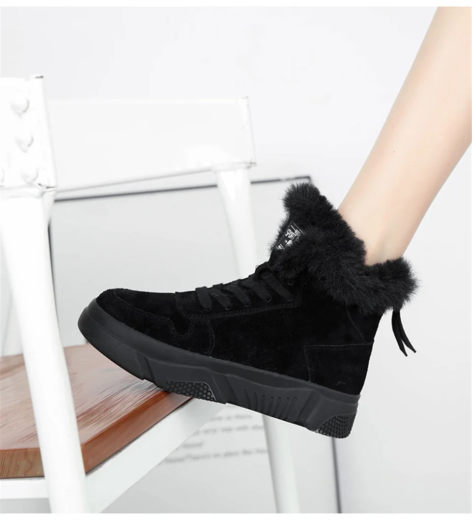 Malemonkey/Size35-40; коллекция года; зимние женские ботинки; женские зимние ботинки; модная женская обувь с круглым носком на шнуровке