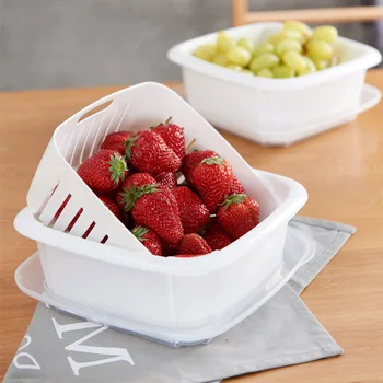 

Portable Home Kitchen Drain Basket Tool Washing Drain Basket Eco-Friendly Food Fruit Vegetable Wash Basket Home Kitchen Supplies