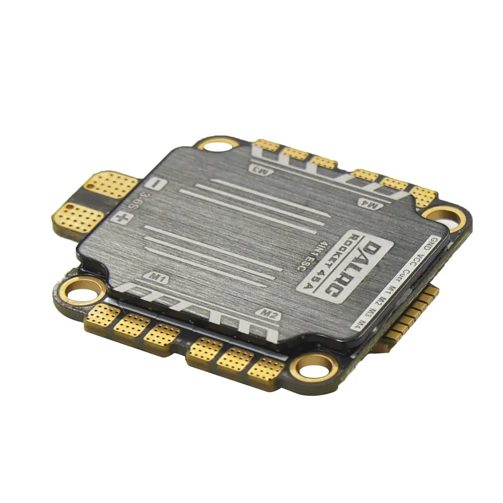 Для DALRC Rocket 45A 4 в 1 ESC Бесщеточный 3-6S Blheli_32 LIHV DSHOT1200 для DIY FPV гоночный Дрон, совместимый с F405 F722 FC