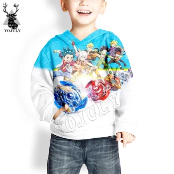 

Child Fashion Pullover Sweatshirt Funny Anime Beyblade 3D Print Harajuku Boys Hoodie Clothing Kids Baby Casual Long Sleeve Shirt